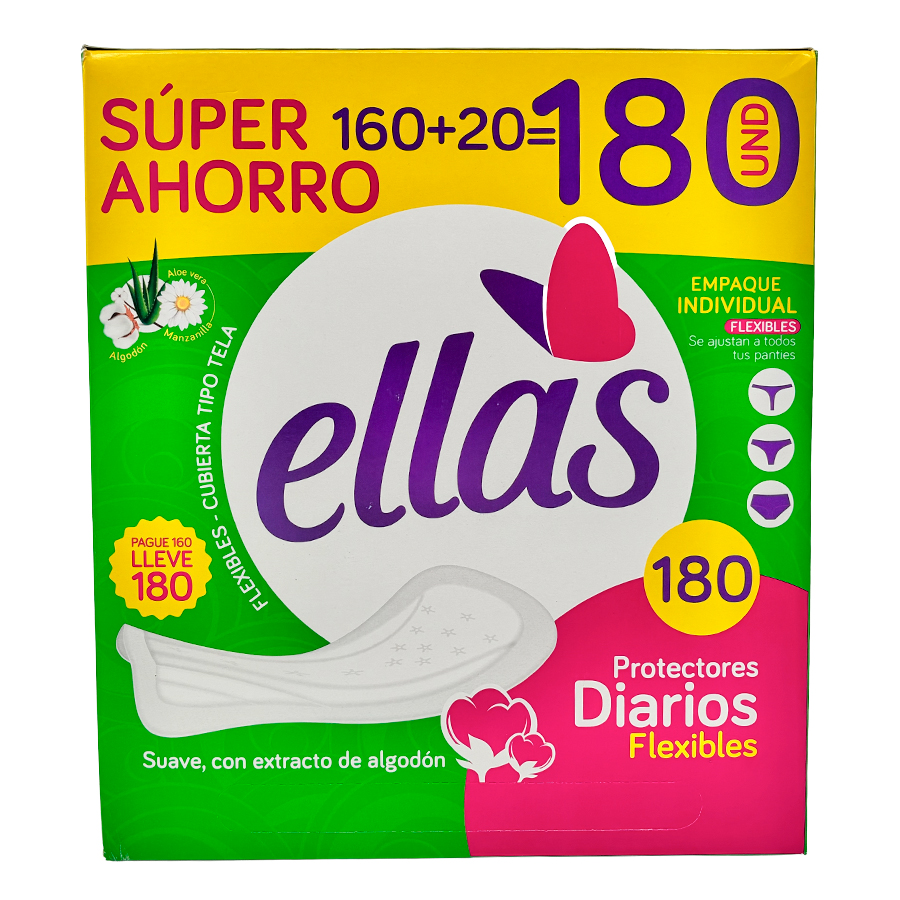 Protector Diario Ellas x180