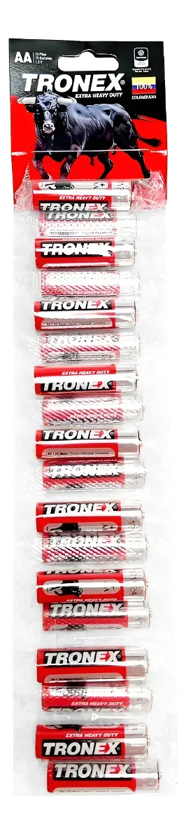 Pila bateria Manganeso AA Ristra x10 und