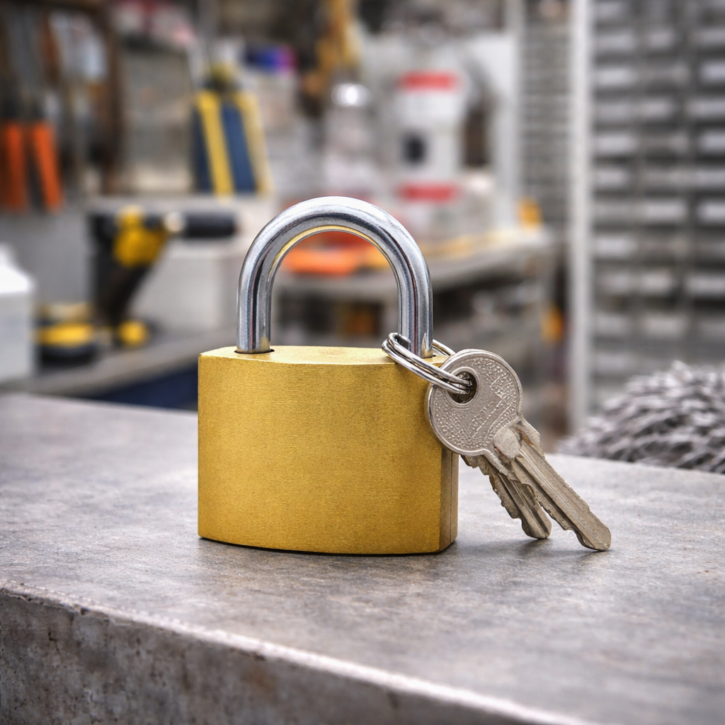 Candado Genérico 38 MM + 4 llaves