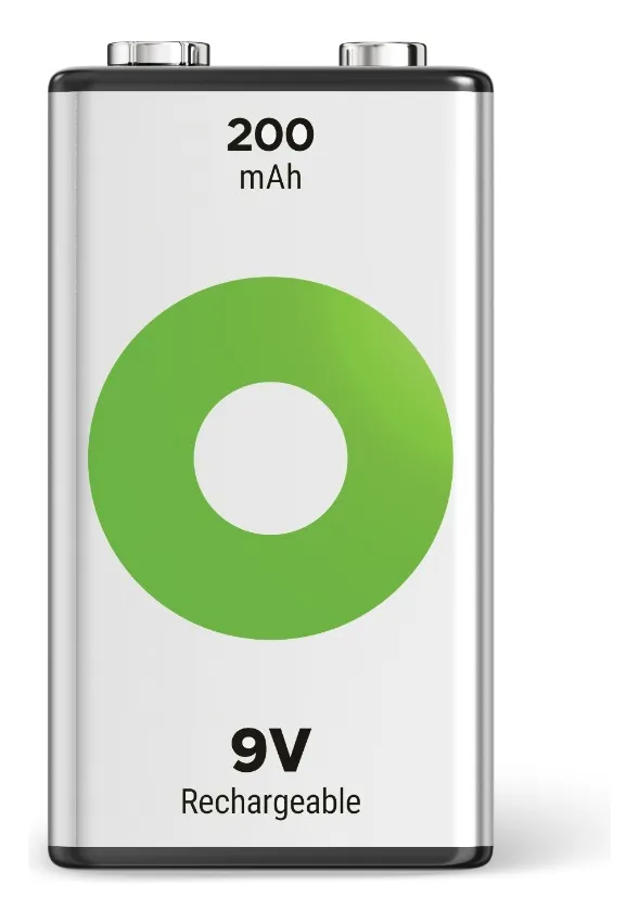 Pila bateria recargable 9V