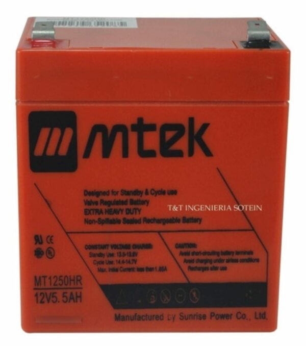 Bateria Sellada MTEK 12V 5A