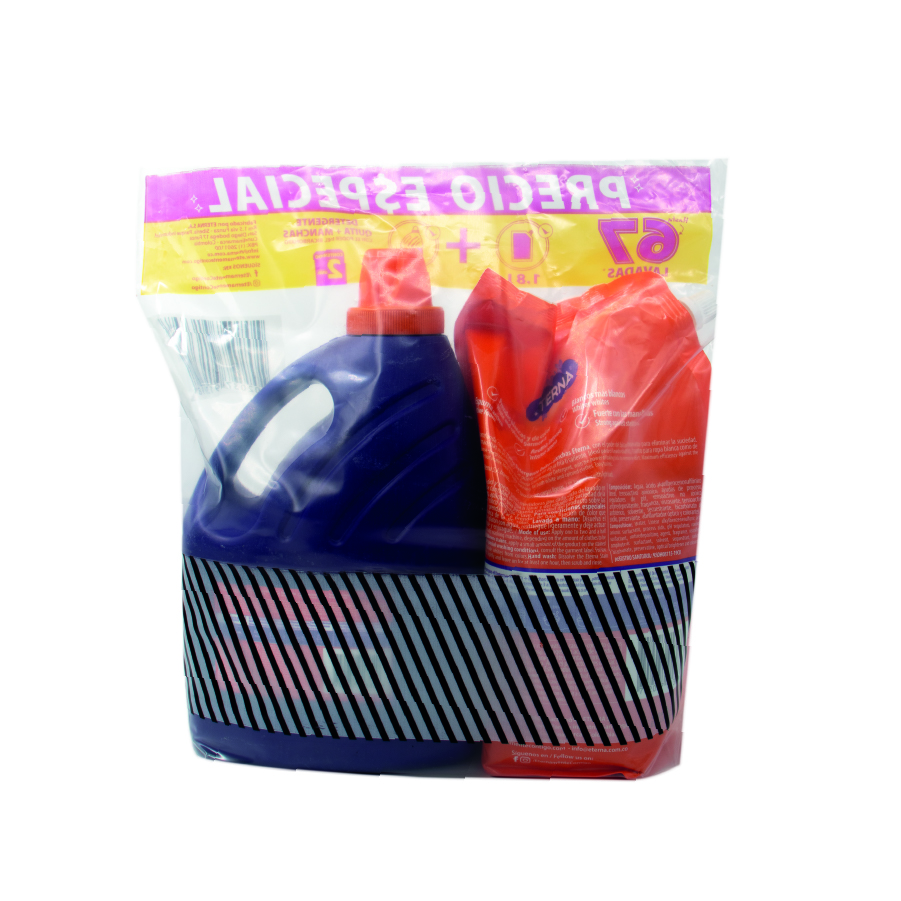 Combo detergente liquido Oferta 3000 ml + Doypack 1800 ml