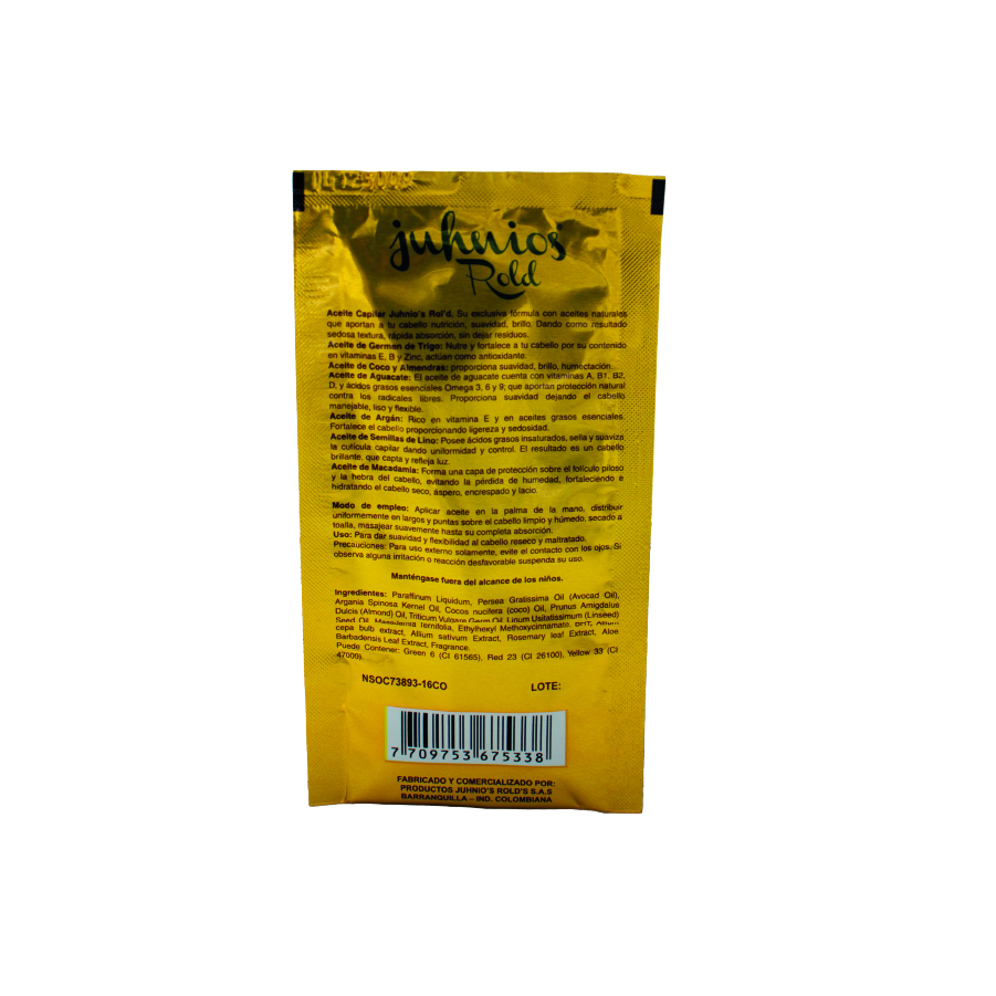 Aceite Capilar Juhnios con Argán cojin 8Ml