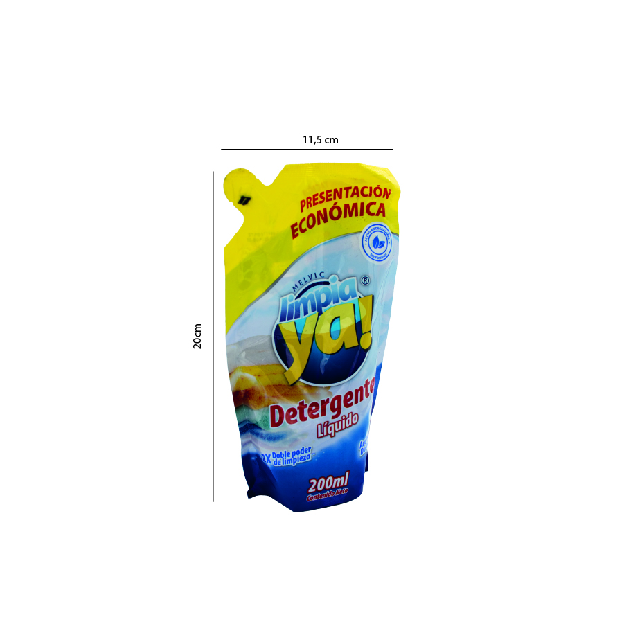 Detergente liquido 200 ml Doypack