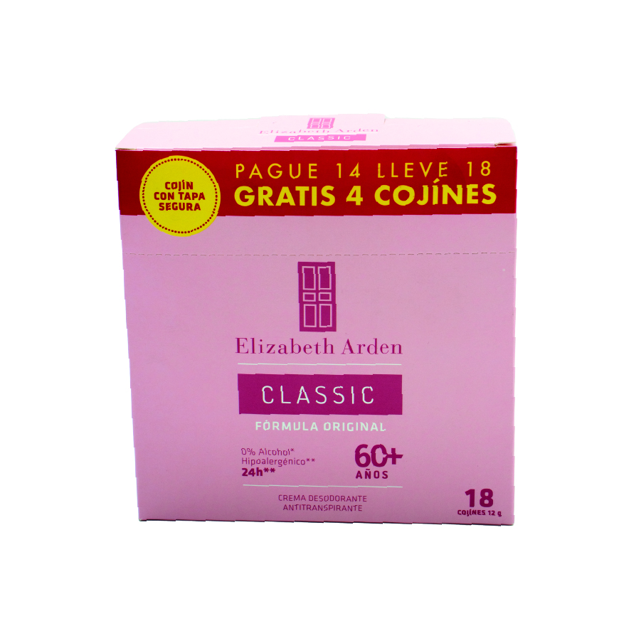 Desodorante mujer en crema paga 14 lleva 18 cojines