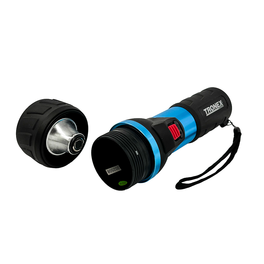 Linterna 180 Lúmenes LED 2 D Aluminio Azul Alta Potencia