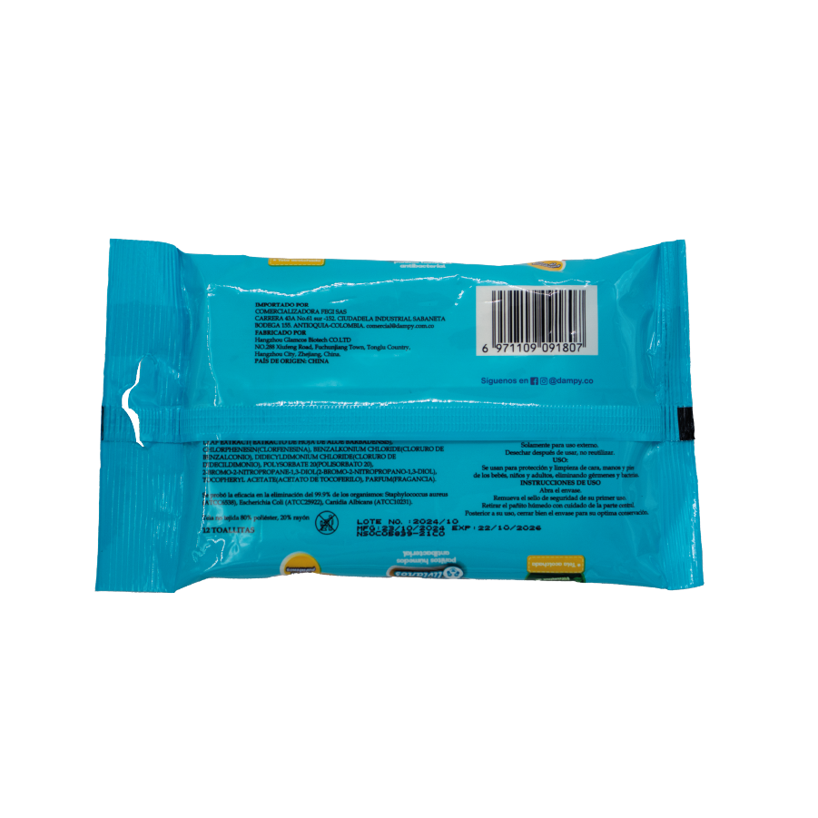 Pañitos Humedos x12 und