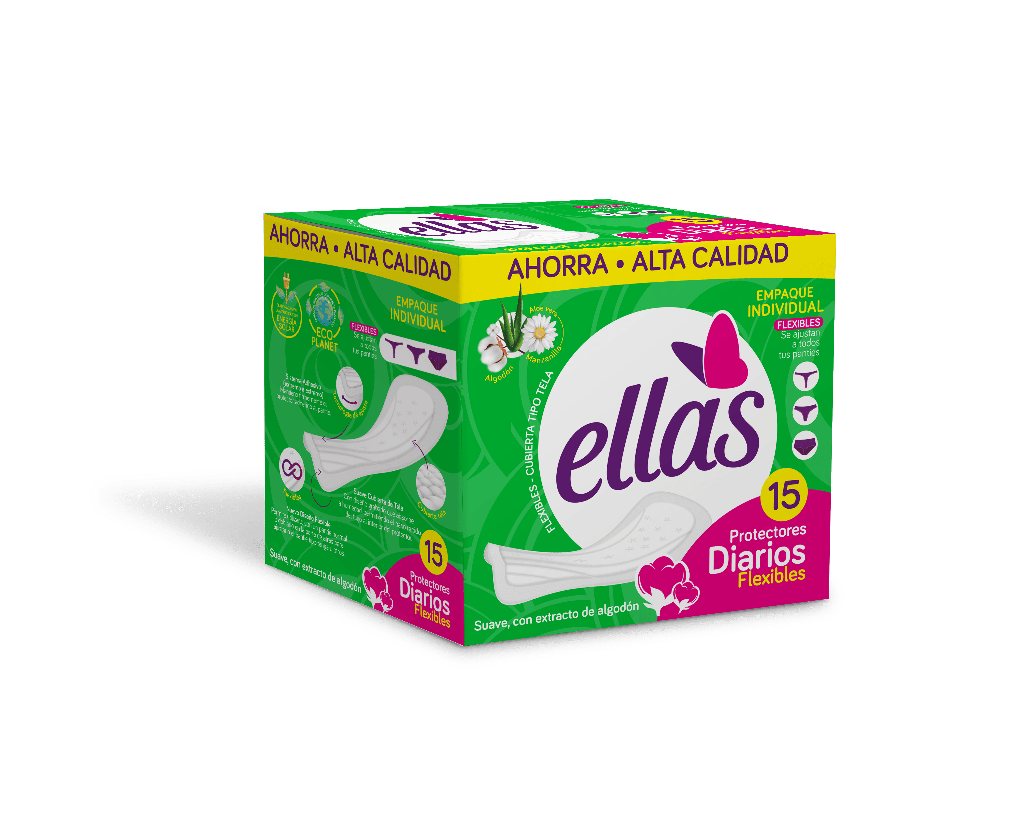 Protector Femenino Ellas Anatómica x15