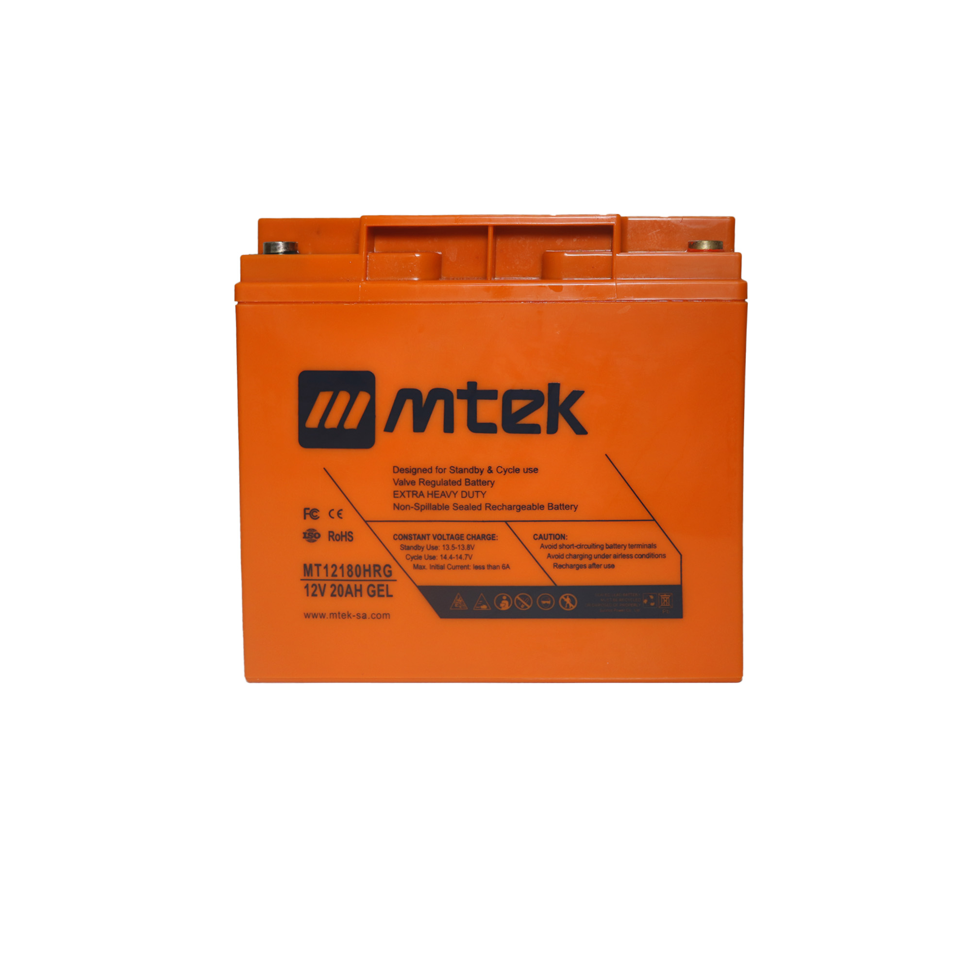 Bateria Sellada vrla agm Mtek 12v 20a