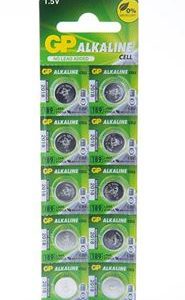 Pila bateria alcalina Tipo Botoón LR54 x10 und