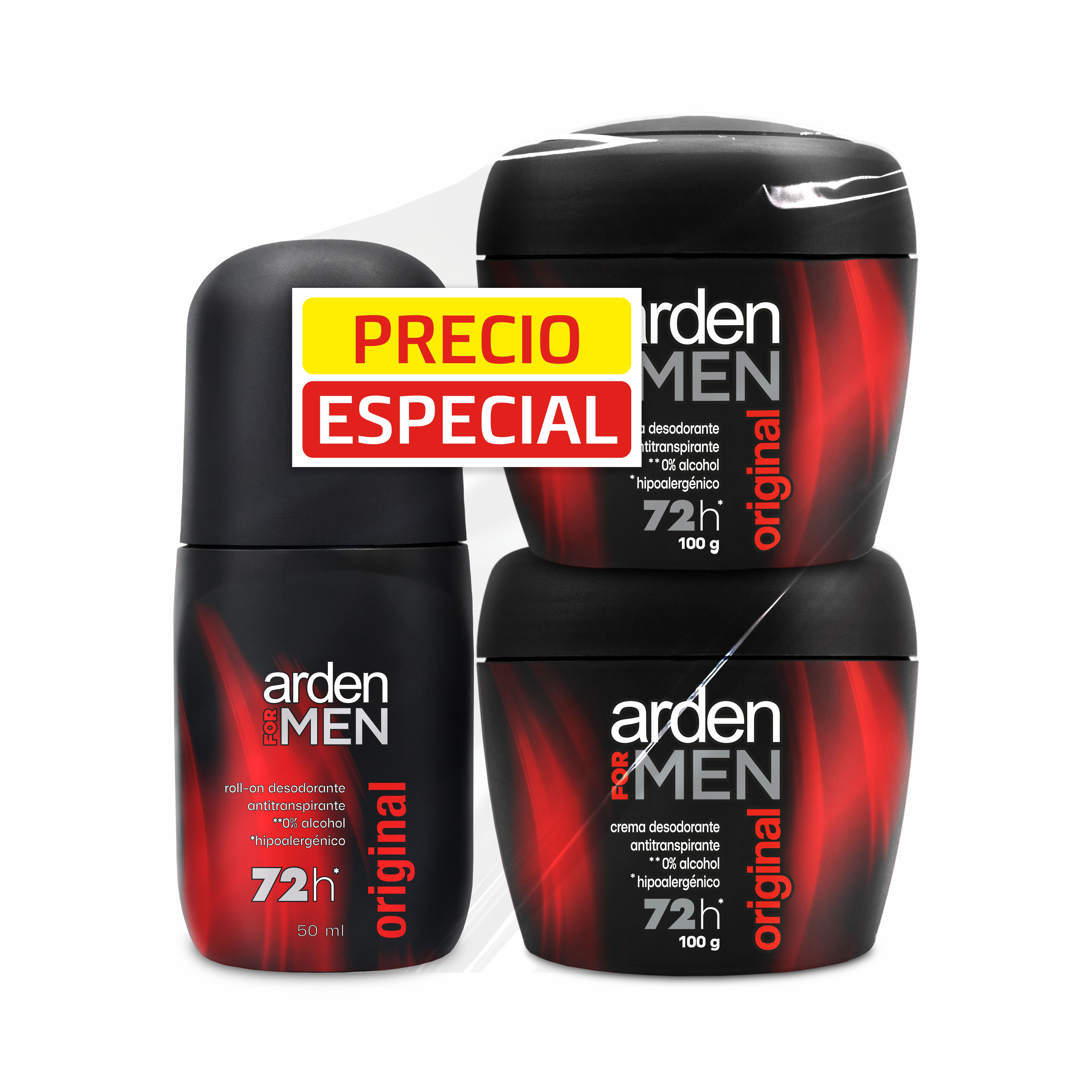 Combo Desodorante Hombre AFM 100g + 50mlx2
