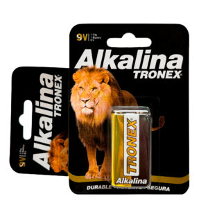 Pila bateria alcalina 9V blister x1