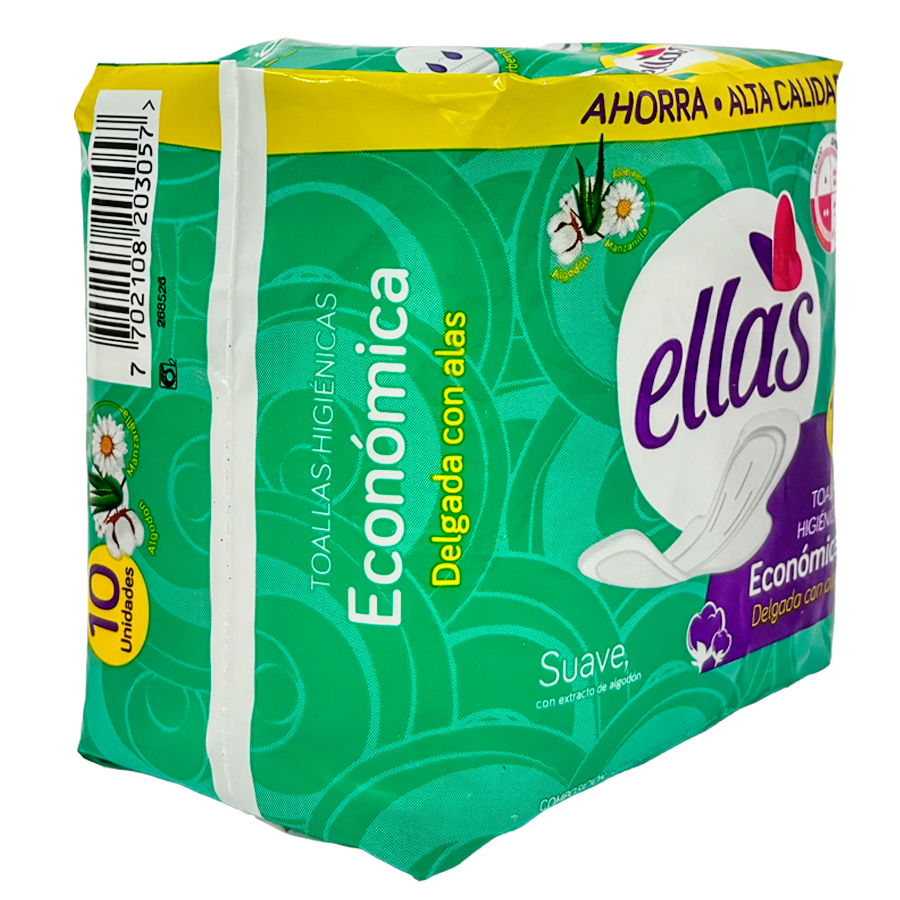 Toalla Femenina Ellas Económica x10