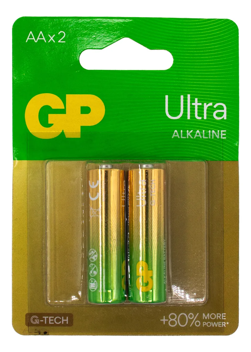 Pila bateria alcalina AA Ultra x2 und