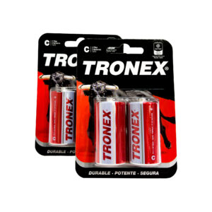 Pila bateria manganeso Tipo C blister x2 und