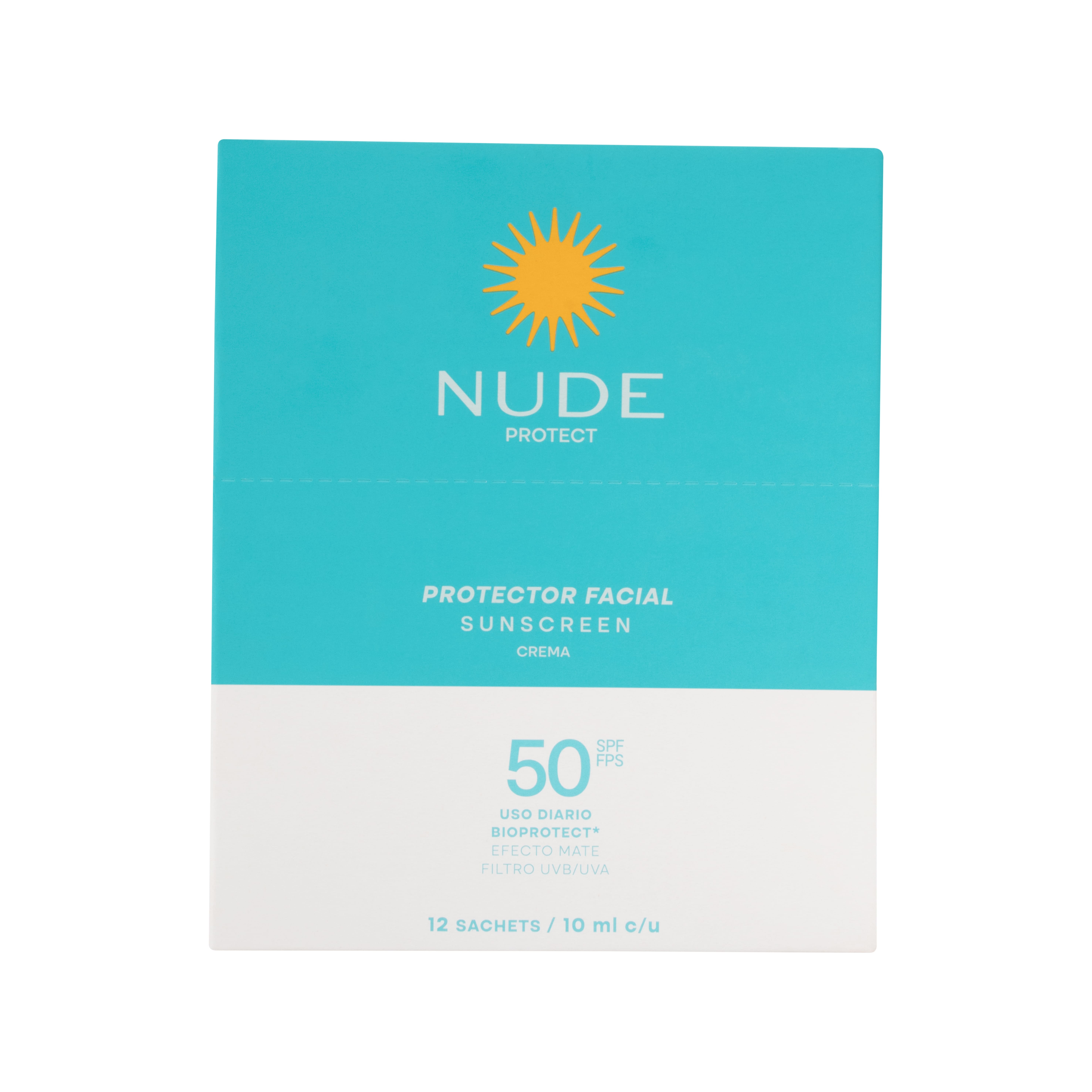 Protector solar natural cara y cuerpo 10 ml Display x12 unds