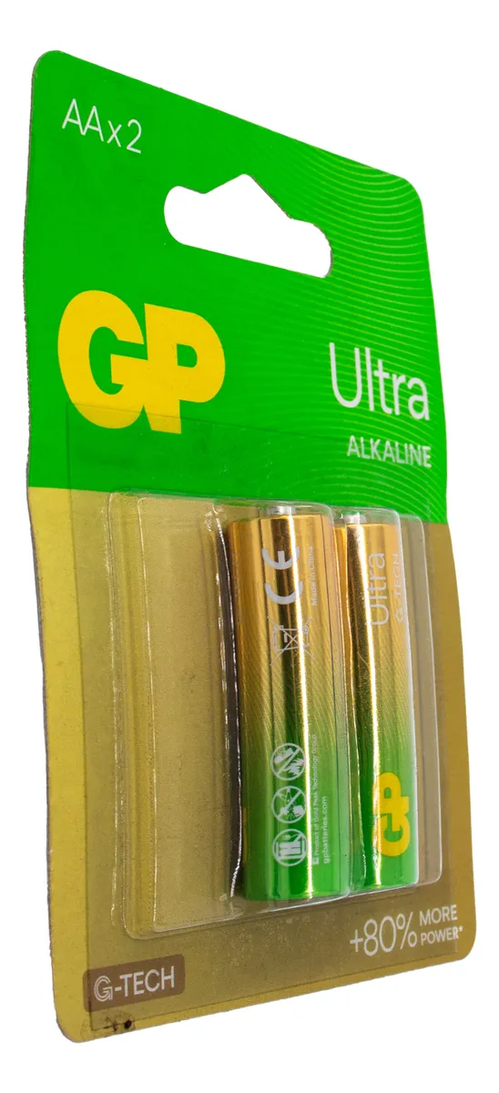 Pila bateria alcalina AA Ultra x2 und