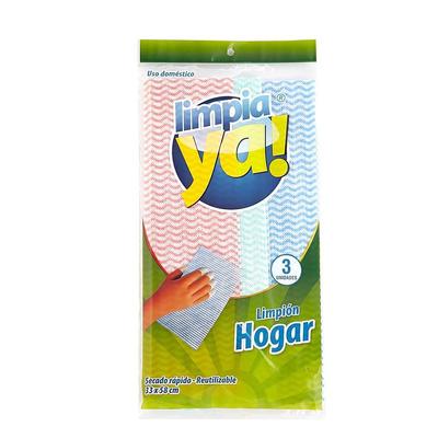 Paños multiuso absorbentes de limpieza reutilizables x3