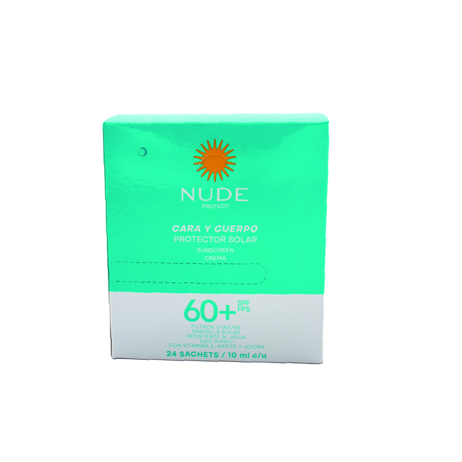 Protector Solar Cara Y Cuerpo Natural Display X24 und