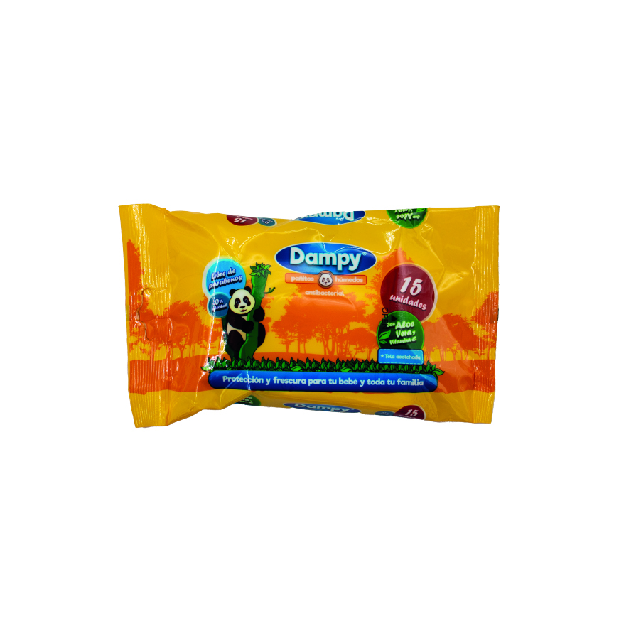 Pañitos Húmedos  Amarillo x15 und