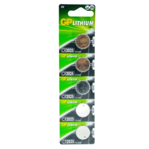 Pila Tipo moneda CR2025 x5 und