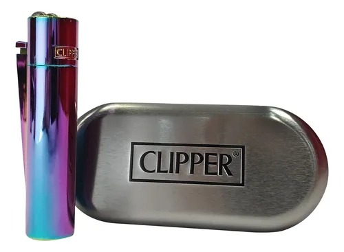 Encendedor recargable metálico en caja individual