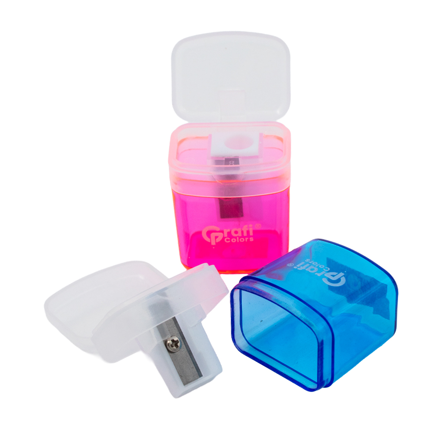 Sacapunta con Depósito Cuadrado GráficoColors