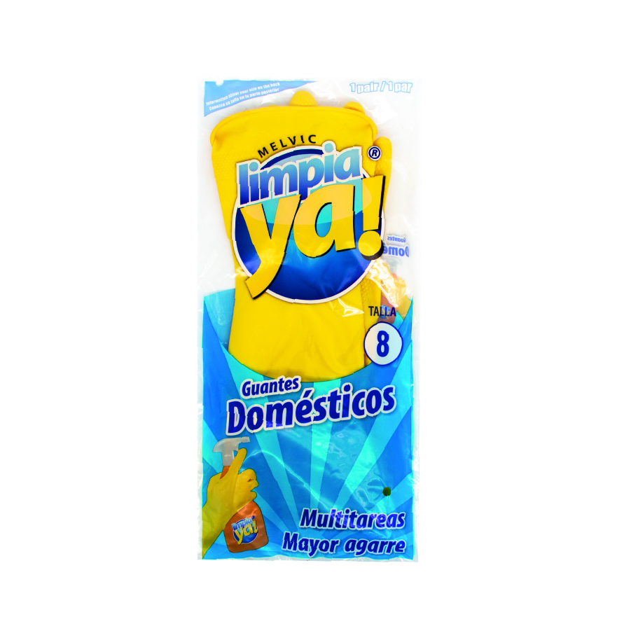 Guante Doméstico Amarillo Limpiaya
