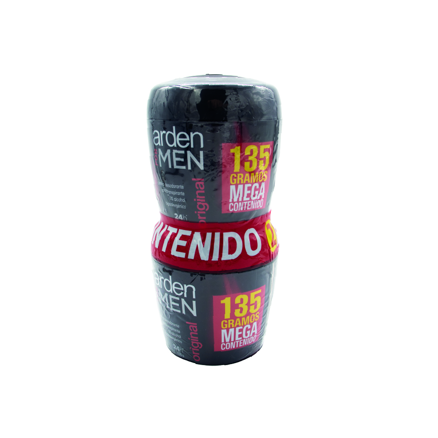 Desodorante hombre en crema 135gr x2 und