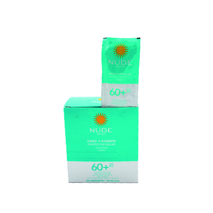 Protector Solar Cara Y Cuerpo Natural Display X24 und