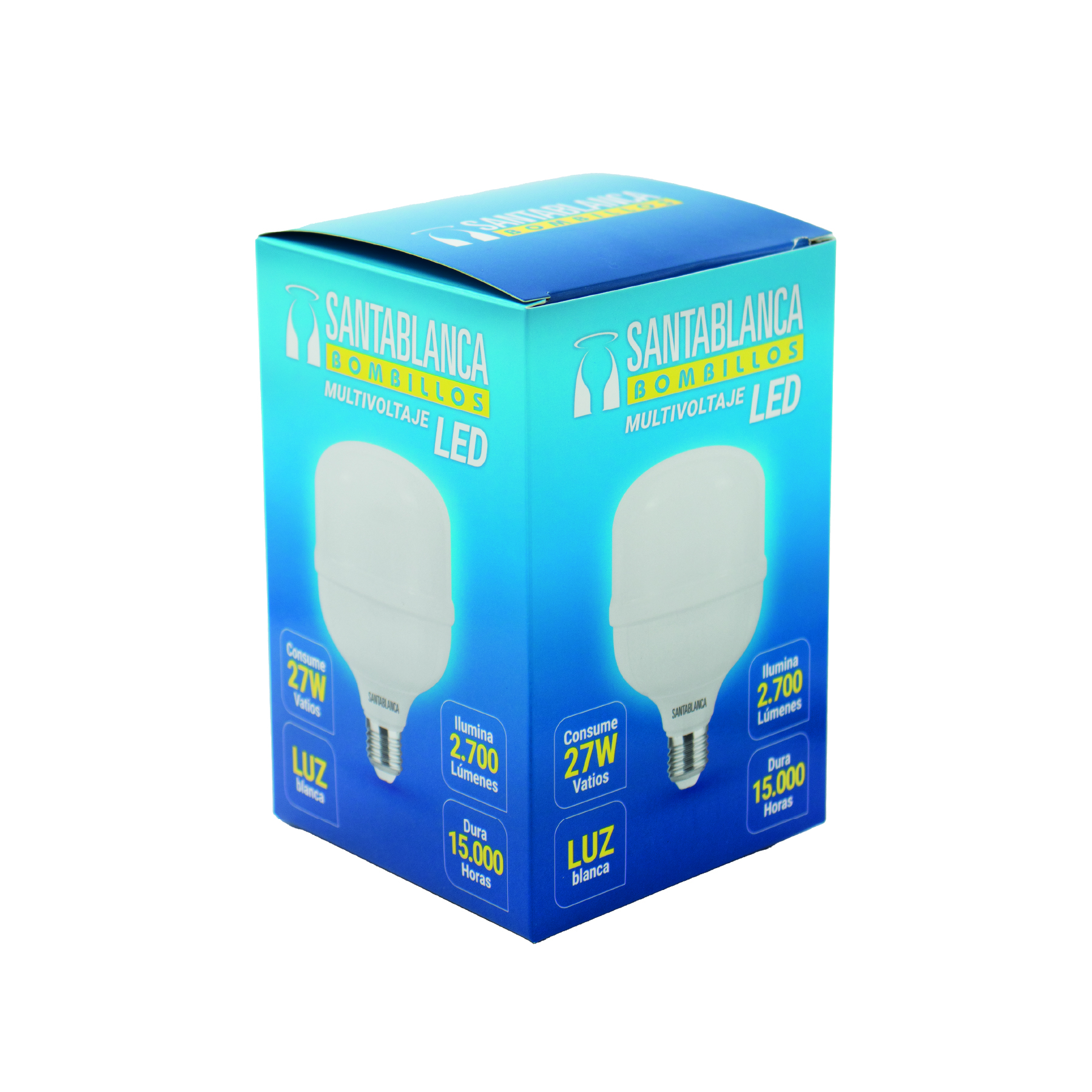 Bombillo Led luz blanca 27w