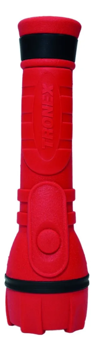 Linterna de caucho Rojo (pilas AA x2)