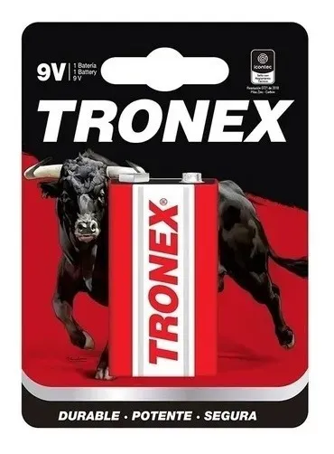 Pila bateria manganeso 9V blister x1