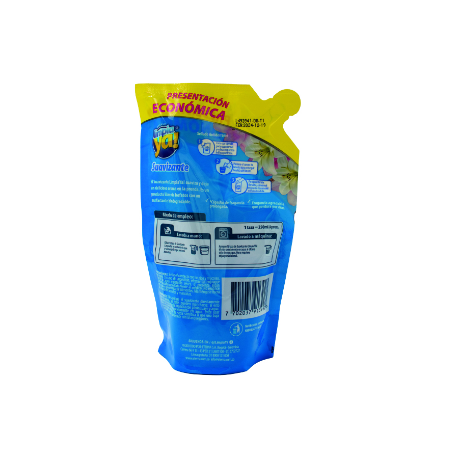 Suavizante 190 ml x1