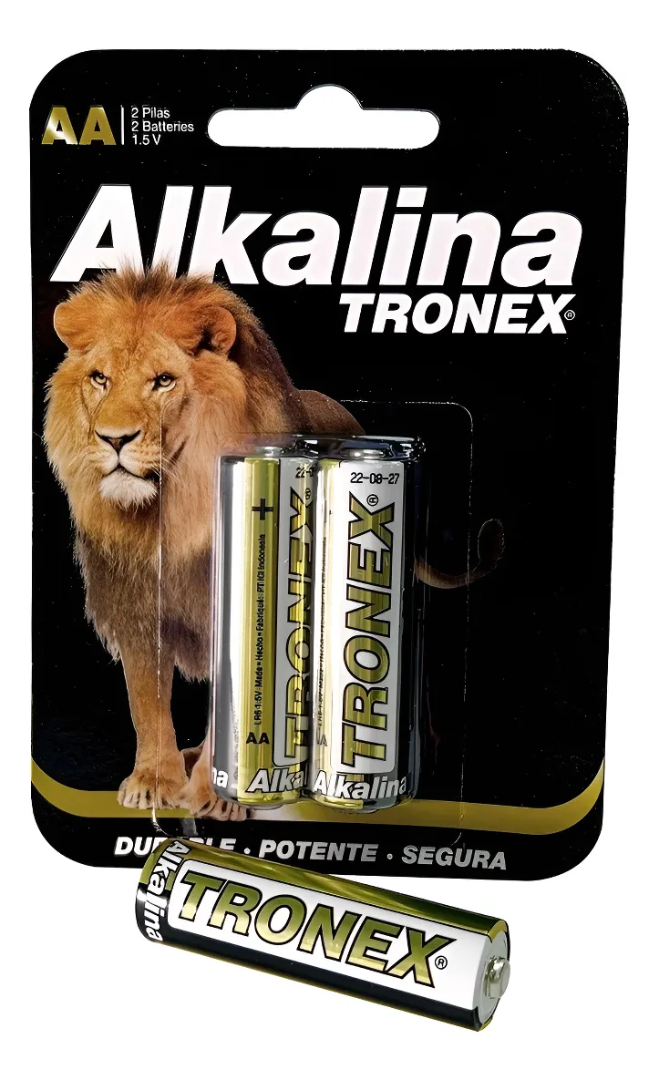 Pila bateria alcalina AA  blister x2 und