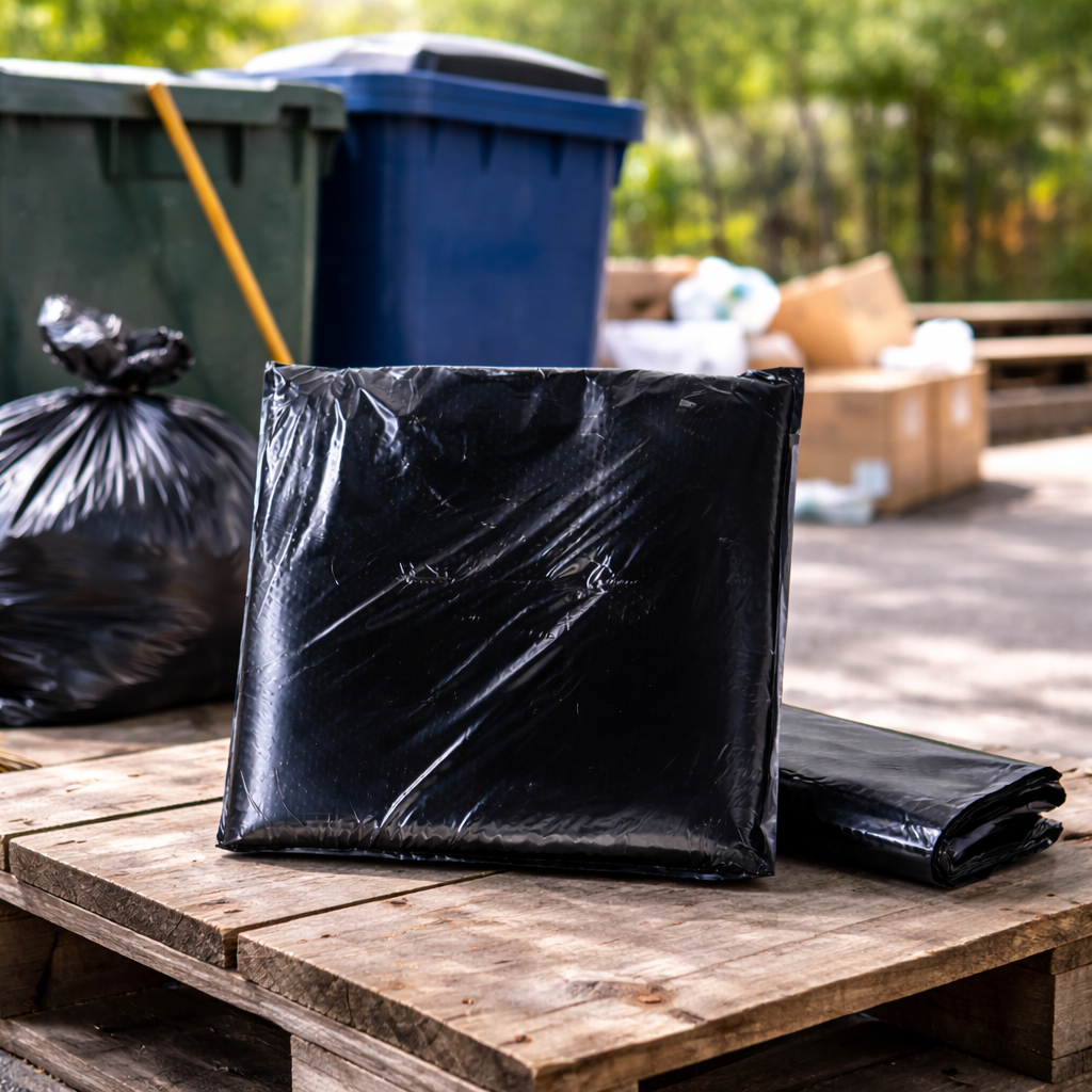 Bolsa Basura negra Paquete X8 und