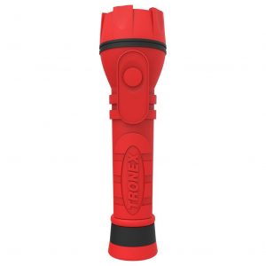 Linterna de caucho Rojo (pilas AA x2)