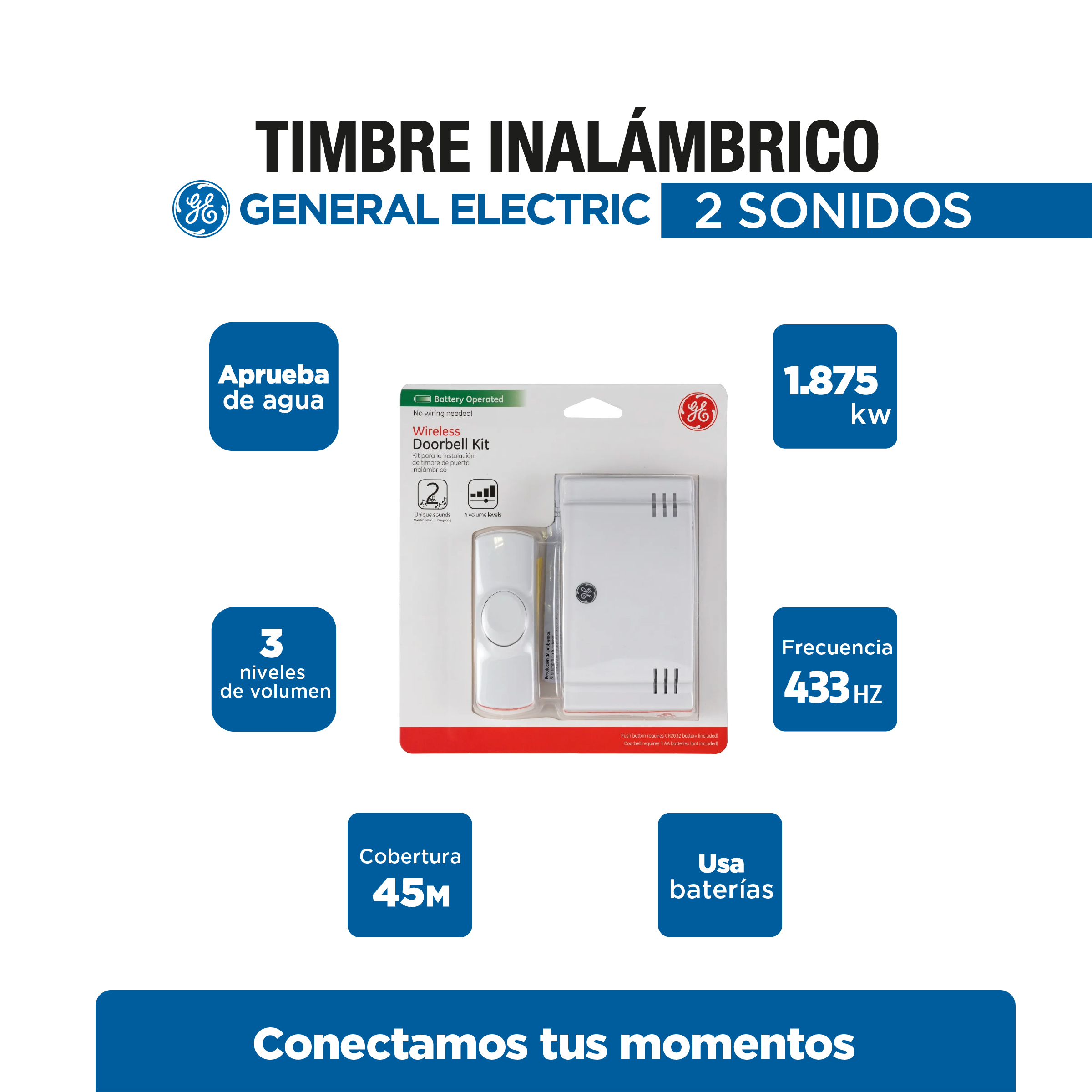 Timbre Inalambrico 2 Sonidos