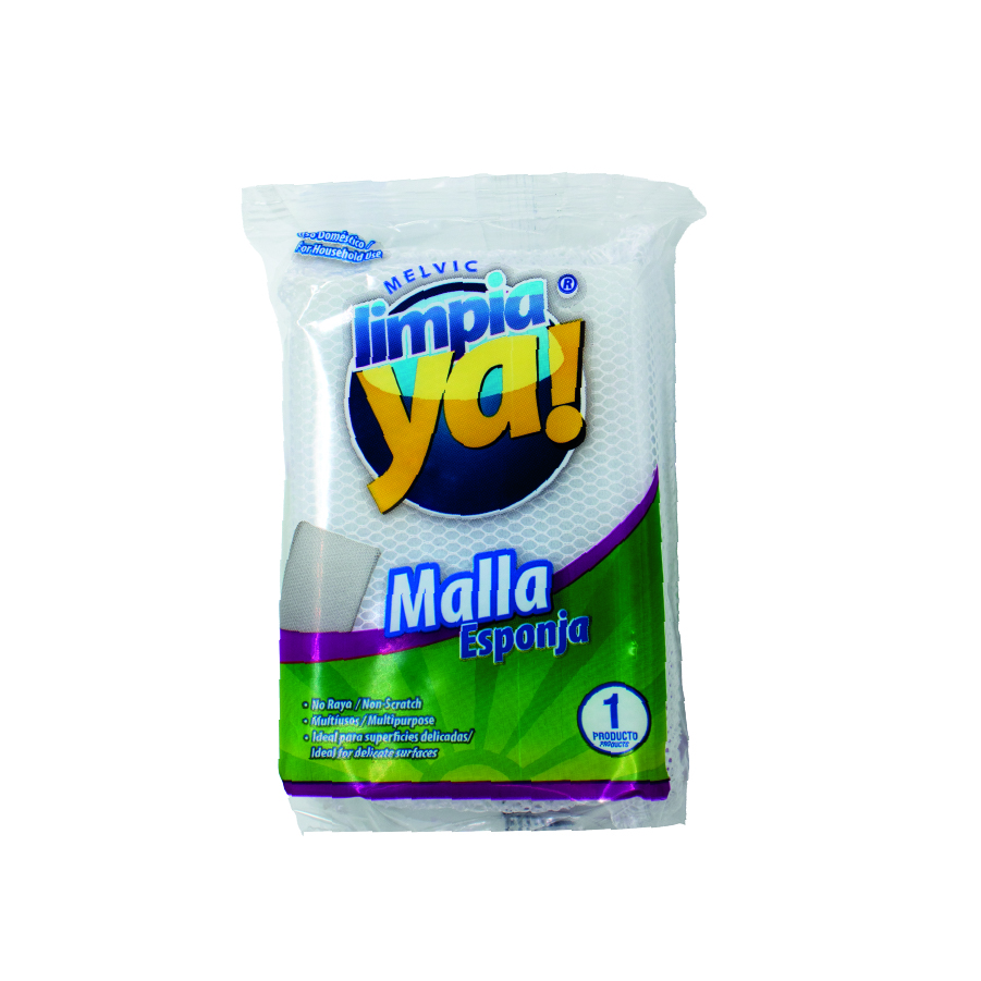 Esponja Malla blanca x1