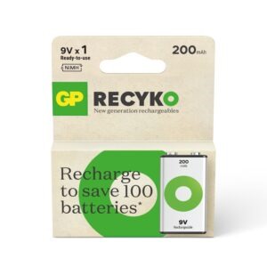 Pila bateria recargable 9V