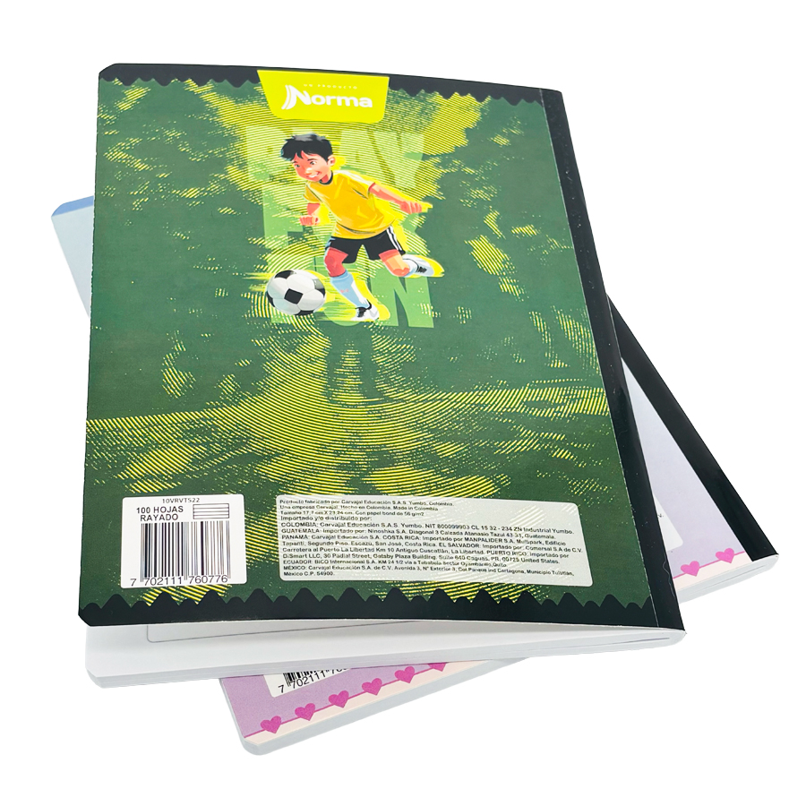 Cuaderno Escolar Rayado 100 Hojas