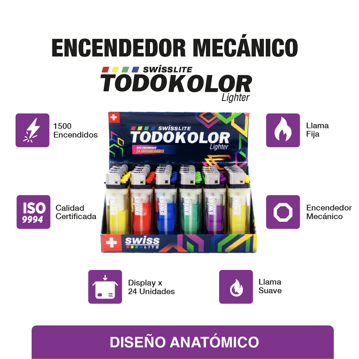 Encendedor TodoKolor x24 und