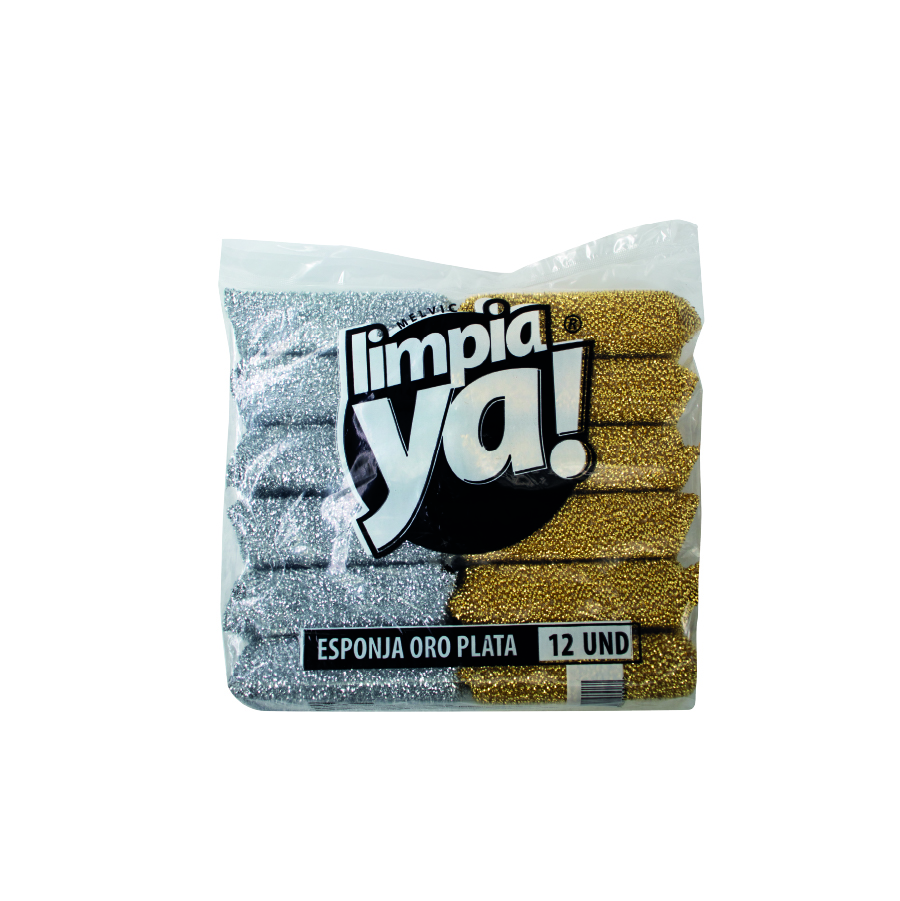 Esponja Oro Plata x12 und