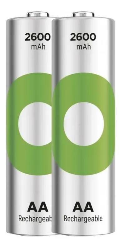 Pila  baeria recargable AA 2700 mah x2 und