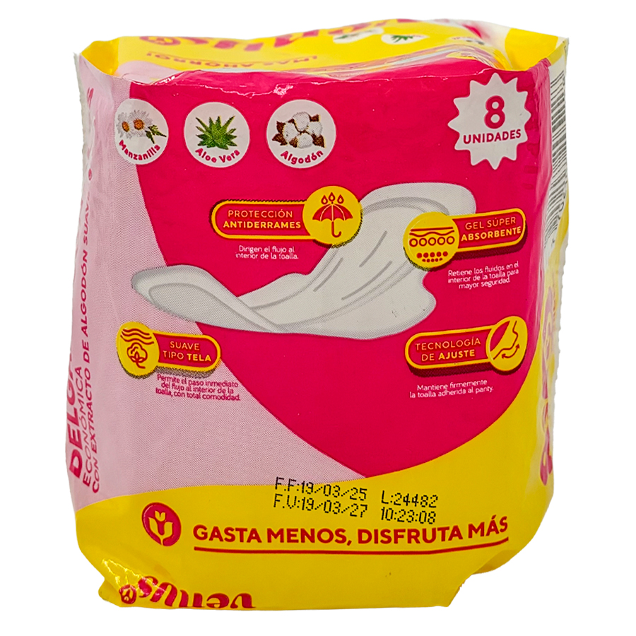 Toalla Femenina Venus Delgada x8