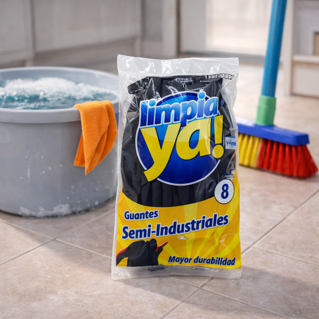 Guante Semi industrial Negro