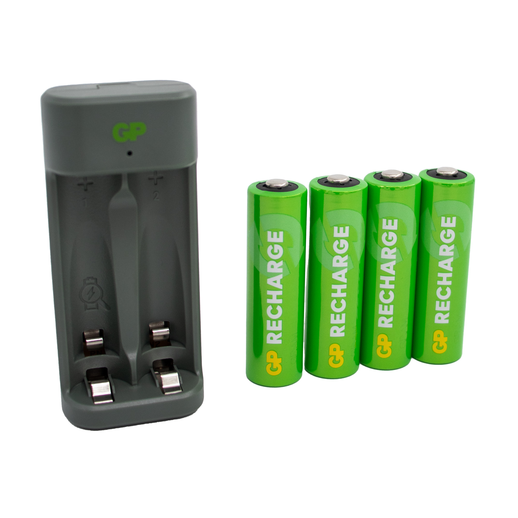 Cargador de pilas 211 con 4 pilas AA 1000 mah