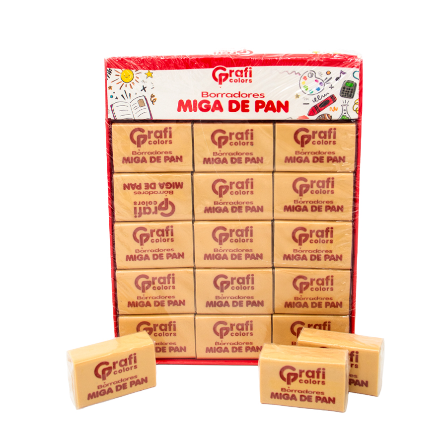 Borrador Miga de Pan Café x30 GráficoColors
