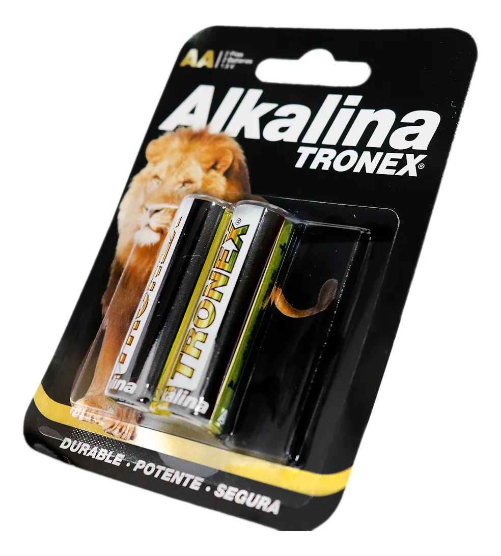 Pila bateria alcalina AA  blister x2 und