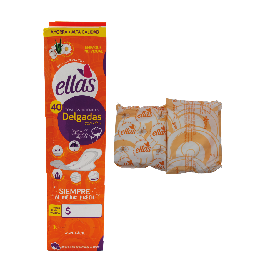 Dispensador de toallas higienicas x40 und